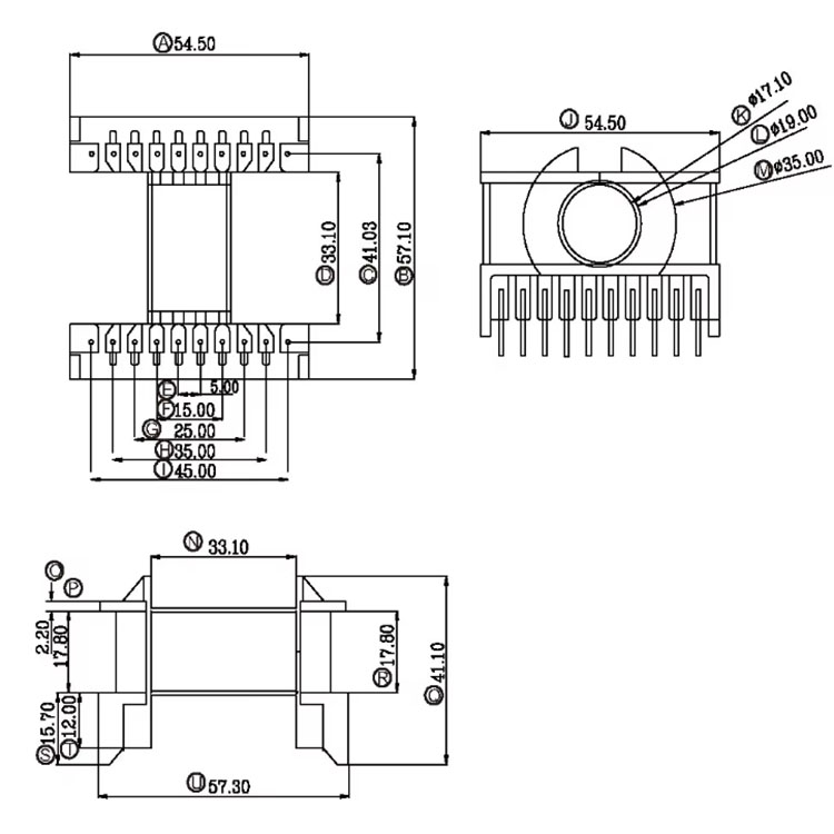  EC4950,ETD49 transformer.4